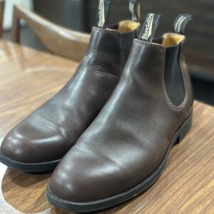 Blundstone 063 Brown Leather Dress Chelsea Boots Men’s Slip-On Mens 12